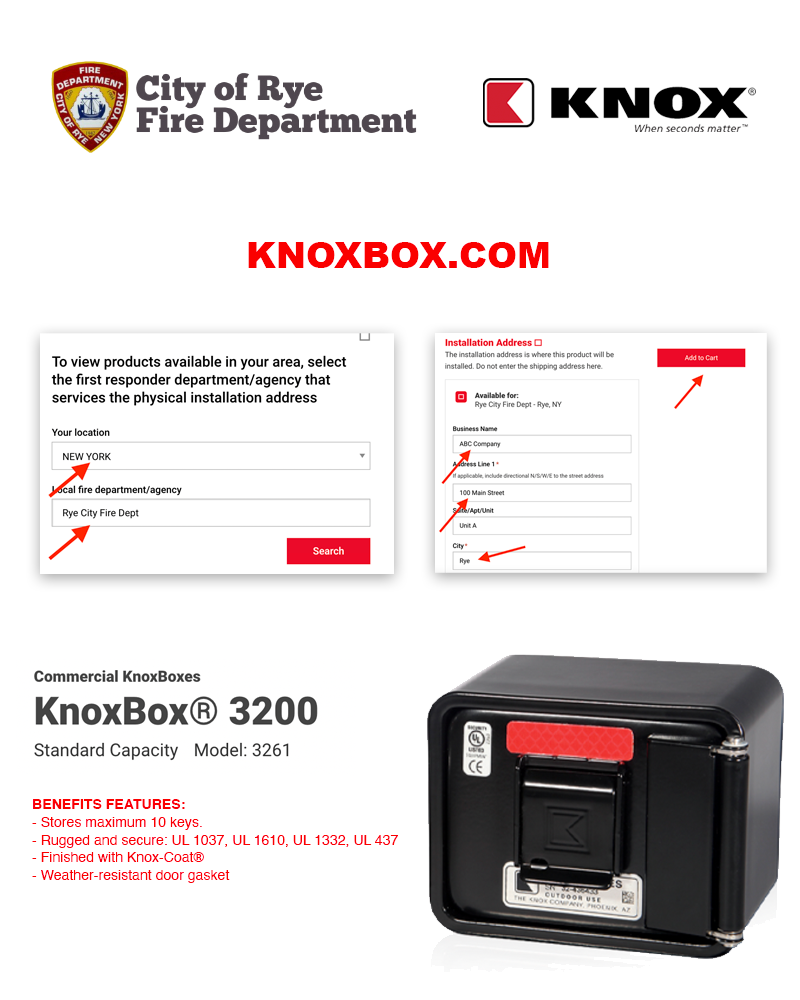 knoxbox.com and Rye Fire Department
