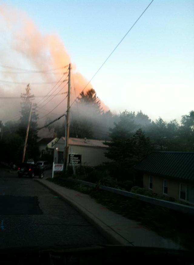Structure Fire at 150 Maple Ave on 8/11/13 