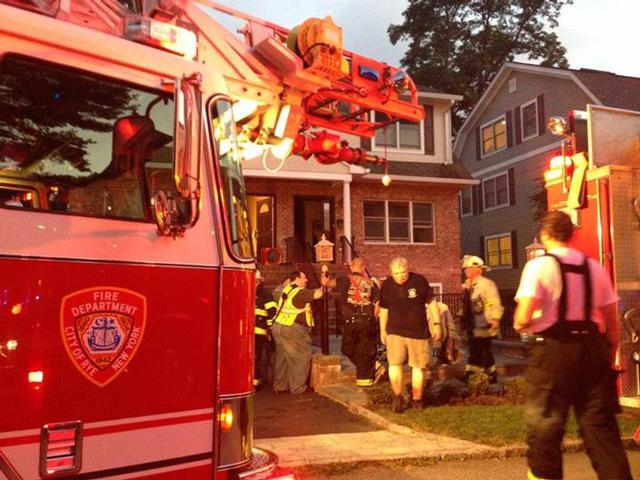 Basement fire at 15 Natoma St 7/14/13 Photo courtesy of Eli Russ 
