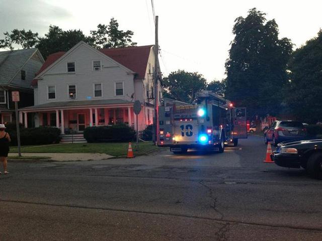 Basement fire at 15 Natoma St 7/14/13 Photo courtesy of Eli Russ 