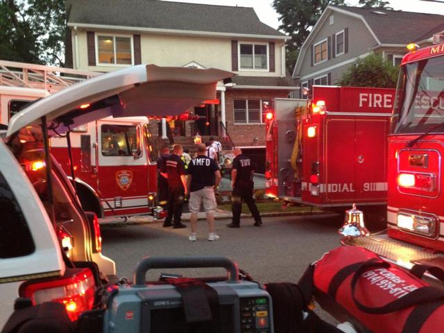Basement fire at 15 Natoma St 7/14/13 Photo courtesy of Eli Russ 