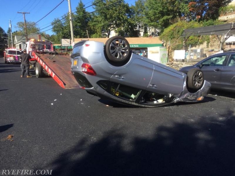 Rollover on Route 120 (Purchase St).