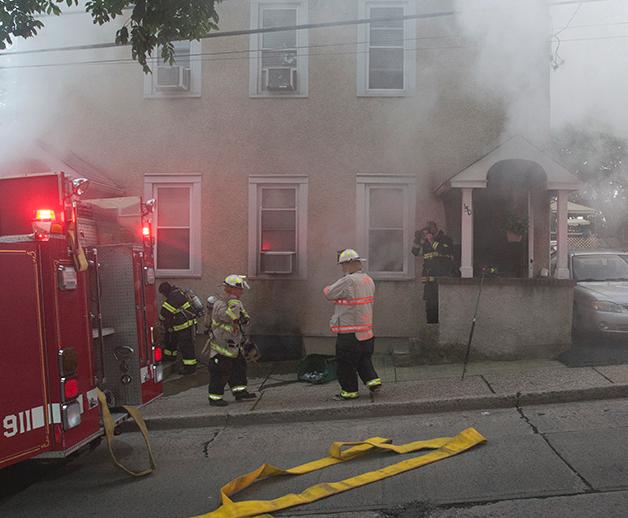 Structure Fire at 150 Maple Ave on 8/11/13 Photo by RFD FF Lester Millman 