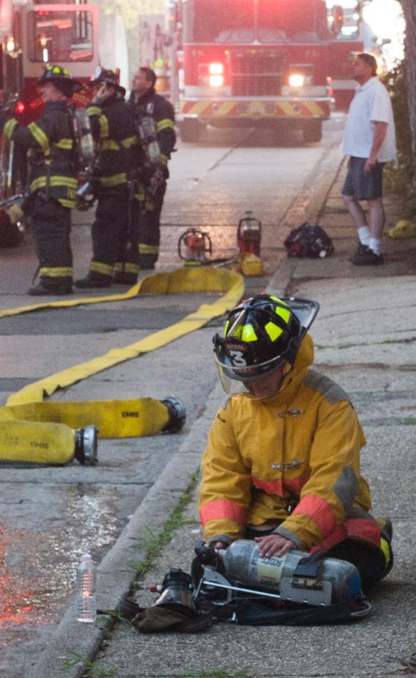 Structure Fire at 150 Maple Ave on 8/11/13 Photo by RFD FF Lester Millman 