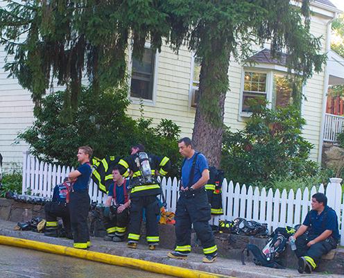 Structure Fire at 150 Maple Ave on 8/11/13 Photo by RFD FF Lester Millman 