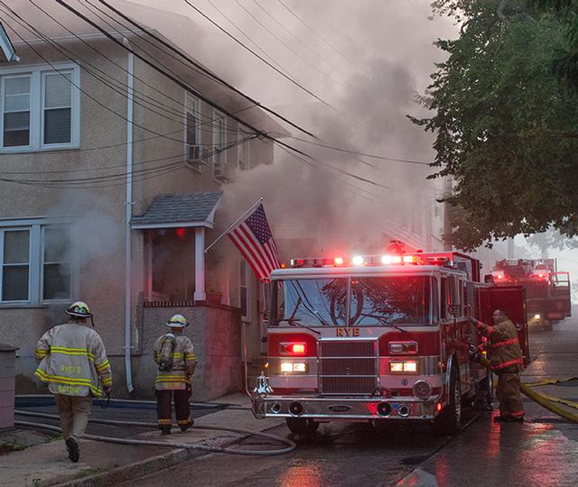 Structure Fire at 150 Maple Ave on 8/11/13 Photo by RFD FF Lester Millman 