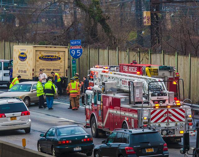 RFD on I-95 (NB mm 12.6) for a MVA.  Photo courtesy of RFD Firefighter Lester Millman. 