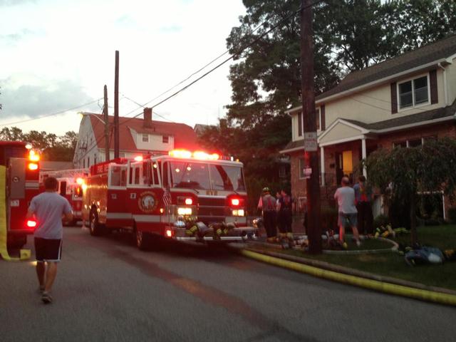 Basement fire at 15 Natoma St 7/14/13 Photo courtesy of Eli Russ 