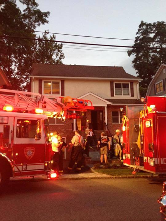 Basement fire at 15 Natoma St 7/14/13 Photo courtesy of Eli Russ 