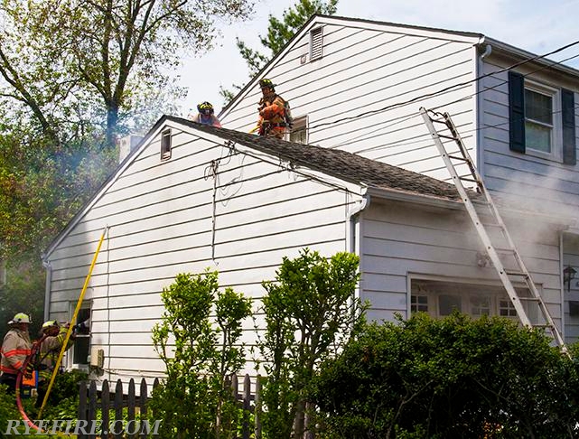 Structure fire on Bennett Street on 5/24/15 Photo by Lt. Lester Millman