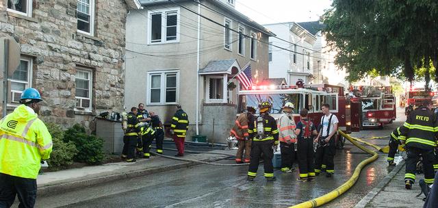 Structure Fire at 150 Maple Ave on 8/11/13 Photo by RFD FF Lester Millman 