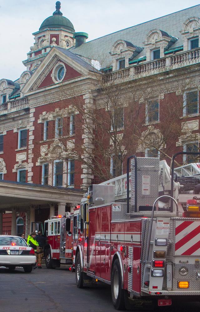 RFD investigates a fire alarm at the Osborn Retirement Community 1/17/13, Photo courtesy of RFD Firefighter Lester Millman.   