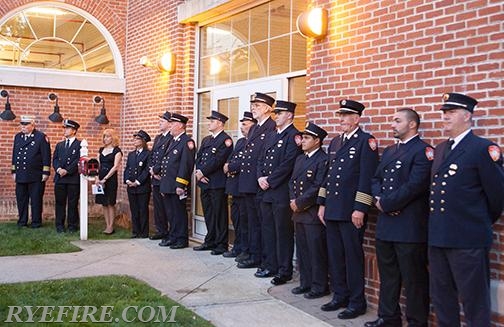 Rye's September 11th Memorial Service at Rye's Locust Ave Fire House 9/11/14 Photo by RFD Photographer Lester Millman 