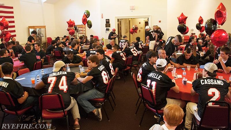 Rye Garnets Pasta Dinner 9/12/14 Photo by RFD Photographer Lester Millman 