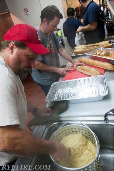 Garnet Football Pasta Dinner before 'The Game'.  10/9/15.  Photo by Lester Millman