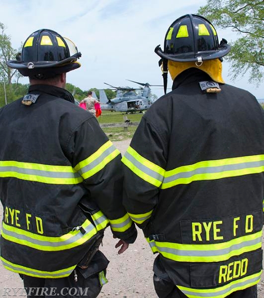 US Marine Corps Helicopter Landing at Rye Playland for Military Appreciation Day on 5/24/15