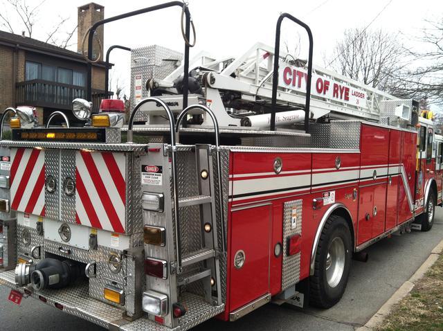 Rye FD participating in Milton School Fair Parade 3/16/13