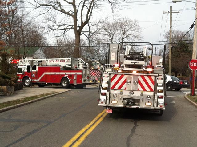 Rye FD participating in Milton School Fair Parade 3/16/13