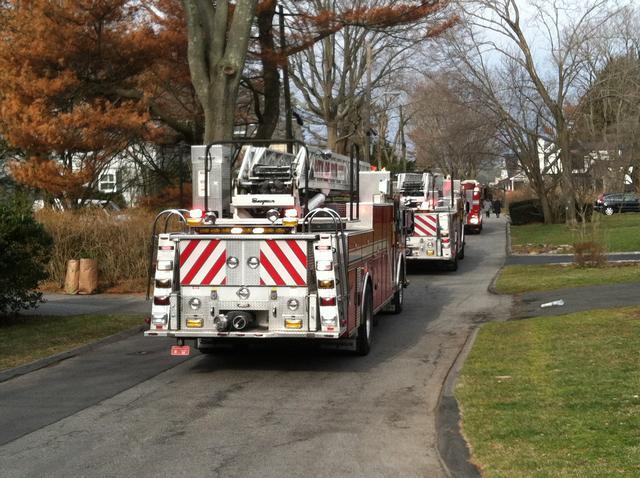 Rye FD participating in Milton School Fair Parade 3/16/13
