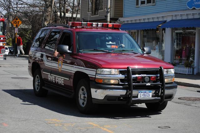 Rye Fire Apparatus in the Annual Little League Parade April 2011