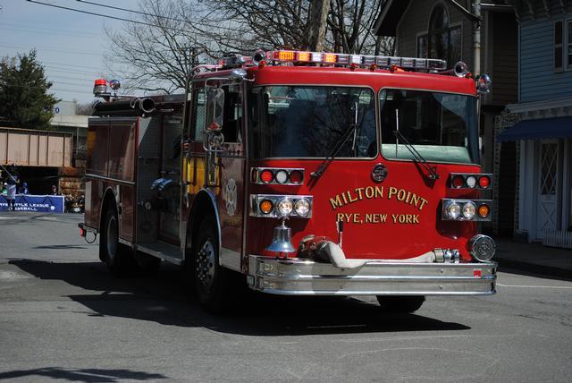Rye Fire Apparatus in the Annual Little League Parade April 2011