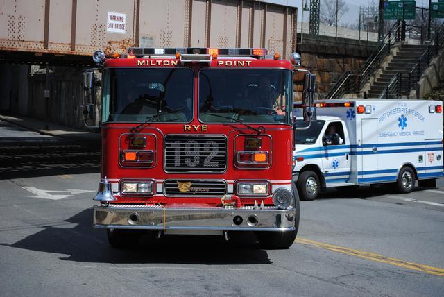Rye Fire Apparatus in the Annual Little League Parade April 2011