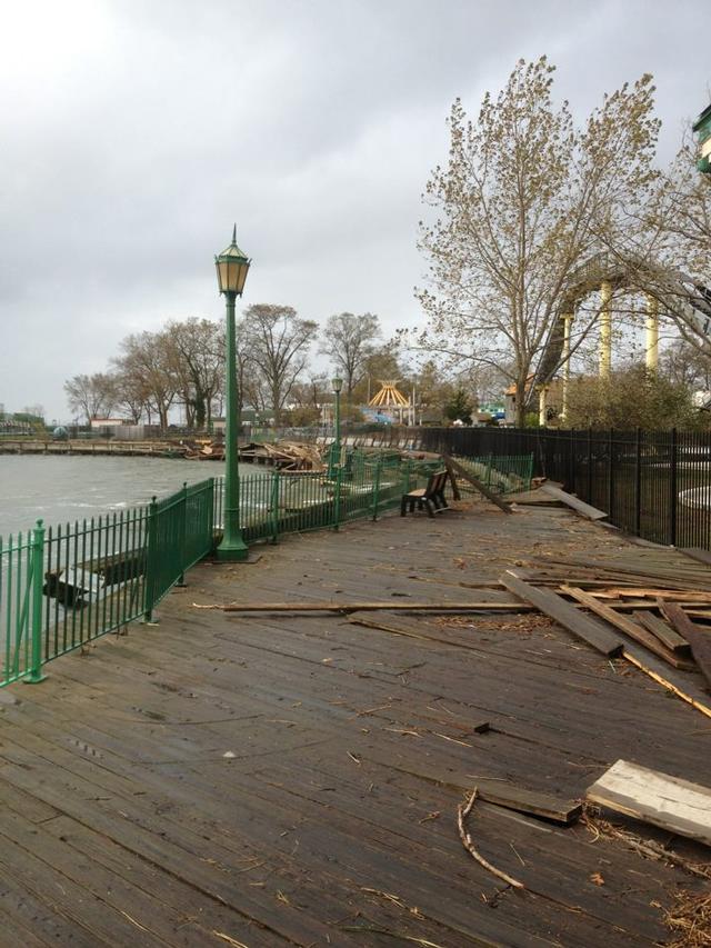 Hurricane Sandy 2012: Playland Boardwalk 