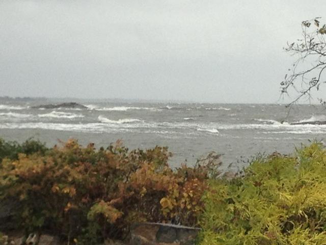 Hurricane Sandy 10/30/2012: Waves off Parsonage Point 