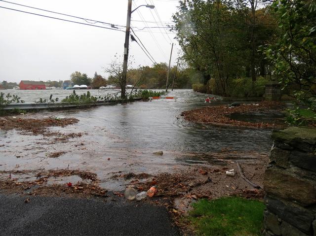 Kirby Lane - Hurricane Sandy 10/29/2012 - Photo Courtesy of Mary Coakley