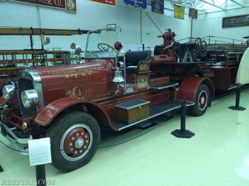 Ex-Ladder 25 is currently located at the FASNY Museum of Firefighting in Hudson, NY