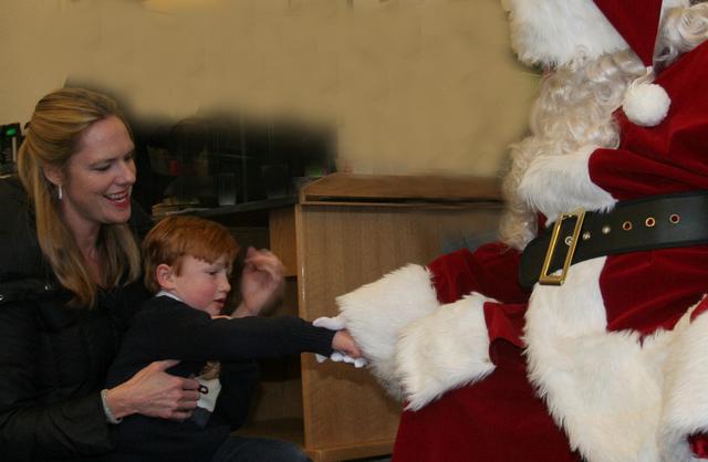 Santa stopped by RFD HQ to the delight of many kids at RFD's Children's Christmas Party 12/15/13 Photo by RFD FF Lester Millman 