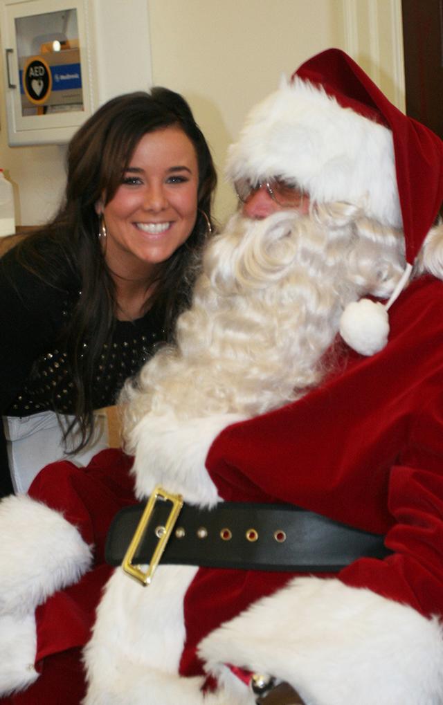 Santa stopped by RFD HQ to the delight of many kids at RFD's Children's Christmas Party 12/15/13 Photo by RFD FF Lester Millman 