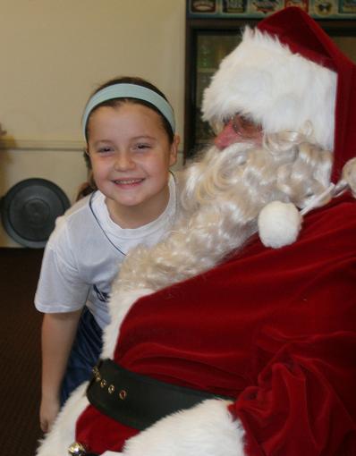 Santa stopped by RFD HQ to the delight of many kids at RFD's Children's Christmas Party 12/15/13 Photo by RFD FF Lester Millman 