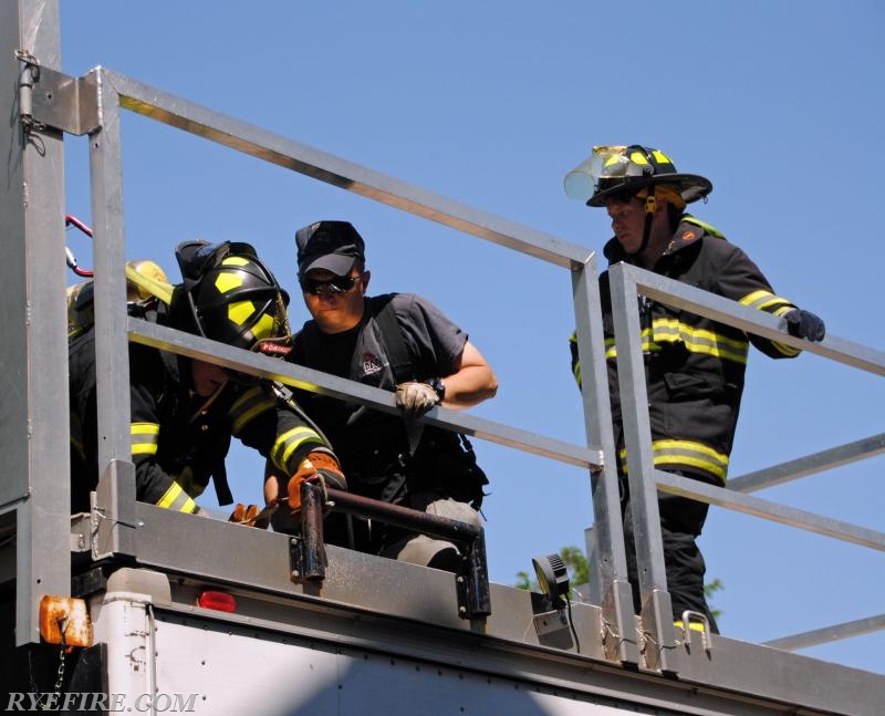 Annual Bailout Recertification Training 7/11/15 Photo by Lt. Wagman