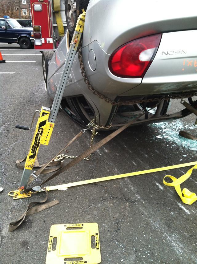 Res-Q-Jack and Paratech, demonstrated their stabilization system at RFD Station 2 with Harrison FD and Town of Mamaroneck FD also in attendance 3/16/13