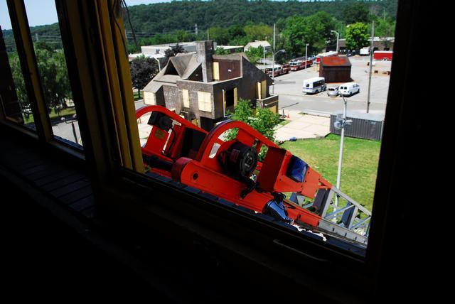 Ladder 26 at The Westchester County Fire Training Center in Valhalla 7/29/2011