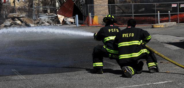 View Photo  Edit Photo  Delete Photo 
PCFD and RFD Drill at the Former United Hospital Site in Port Chester 4/30/13 Photos by Chief Taylor 