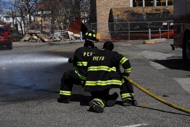 View Photo  Edit Photo  Delete Photo 
PCFD and RFD Drill at the Former United Hospital Site in Port Chester 4/30/13 Photos by Chief Taylor 