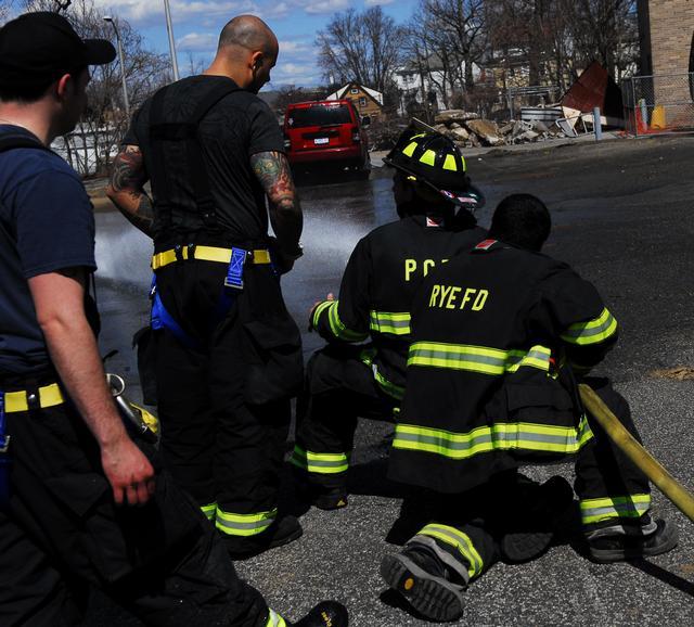 View Photo  Edit Photo  Delete Photo 
PCFD and RFD Drill at the Former United Hospital Site in Port Chester 4/30/13 Photos by Chief Taylor 