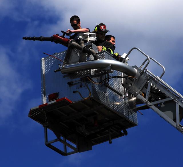 PCFD and RFD Drill at the Former United Hospital Site in Port Chester 4/30/13 Photos by Chief Taylor 