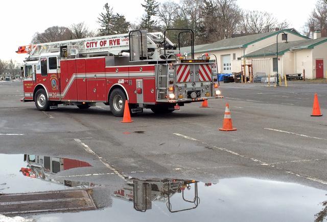 Rye FD firefighters took advantage of the unseasonably warm temps and did some various types of training 12/22/13