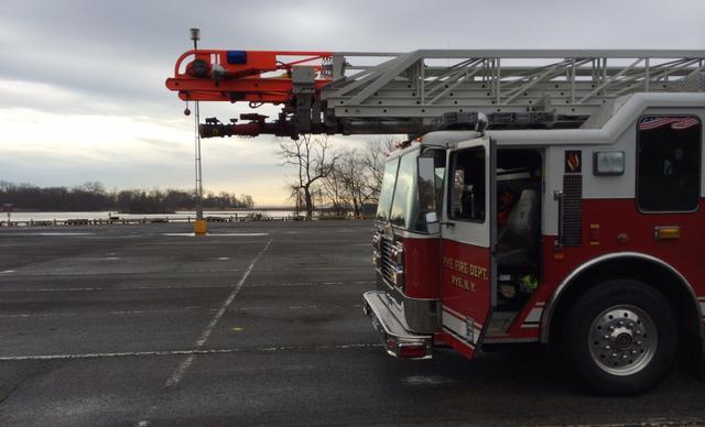 Rye FD firefighters took advantage of the unseasonably warm temps and did some various types of training 12/22/13