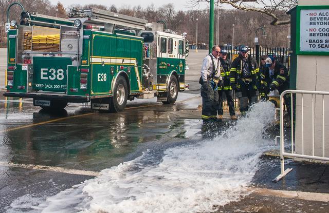 Sound Shore fire departments participated in the annual Rye Playland drill hosted by RFD 4/7/13 Photo Courtesy of RFD FF Lester Millman