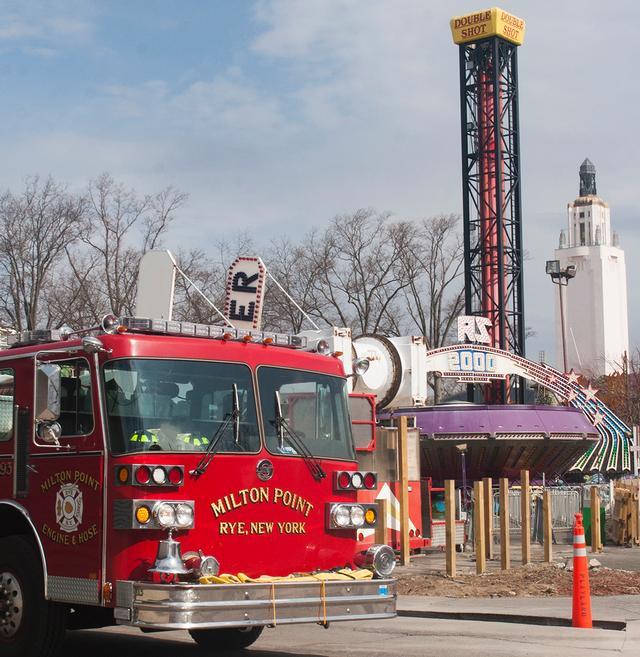 Sound Shore fire departments participated in the annual Rye Playland drill hosted by RFD 4/7/13 Photo Courtesy of RFD FF Lester Millman