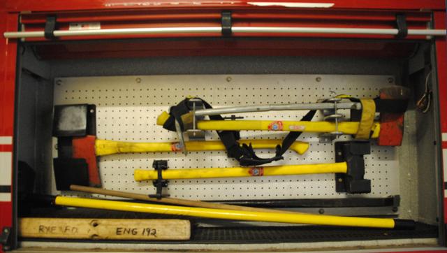 Engine 192's Officers side middle compartment 