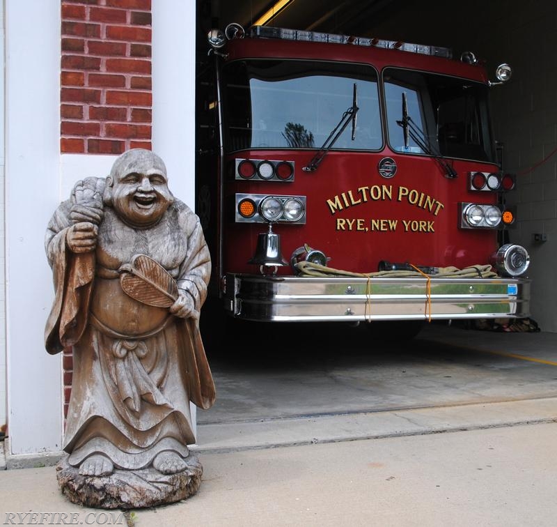 The Milton Point Firehouse Buddha - Rye Fire Department